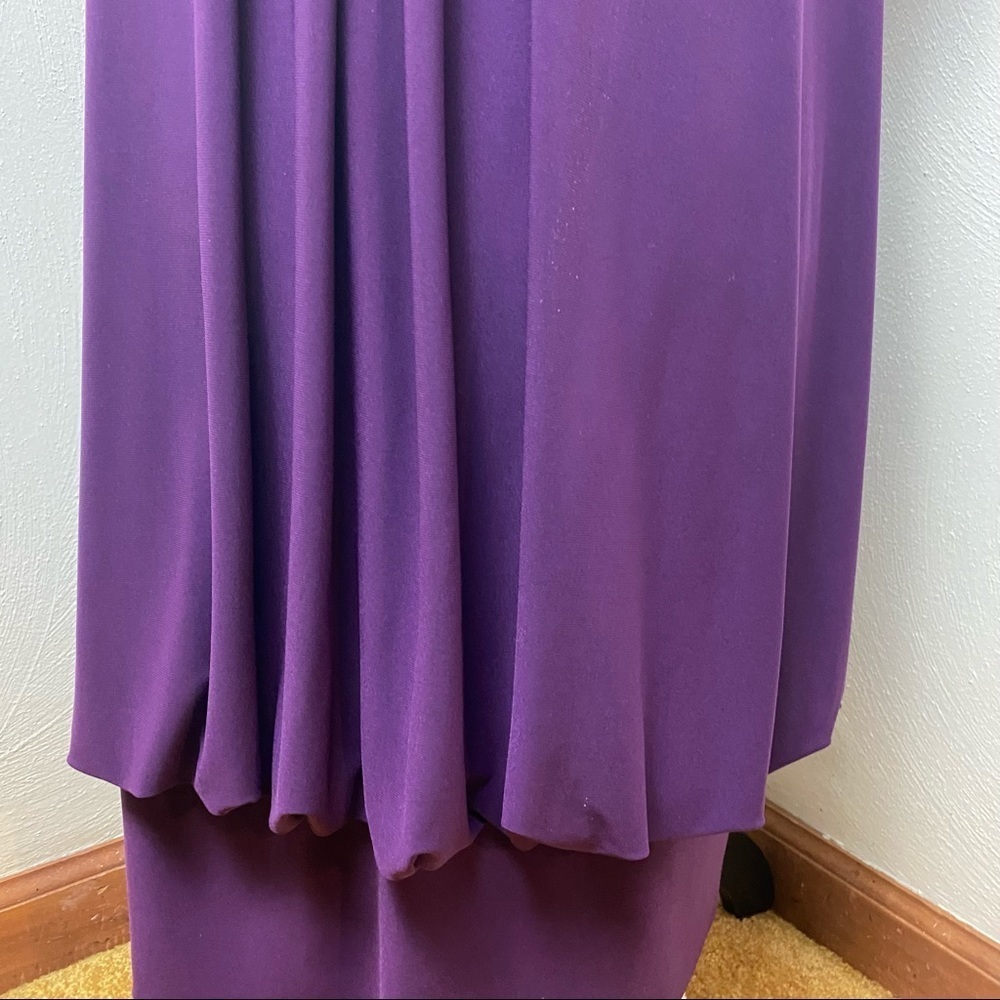 Jessica Howard Dress. Purple Sz 10 - Picture 8 of 11